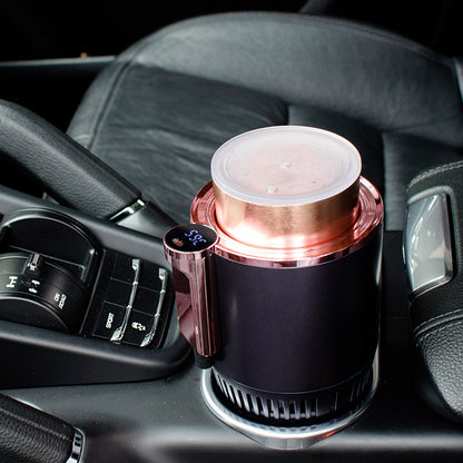 FrostHeat Pro 2-in-1 Car Cup Warmer & Cooler, 12V Smart Holder