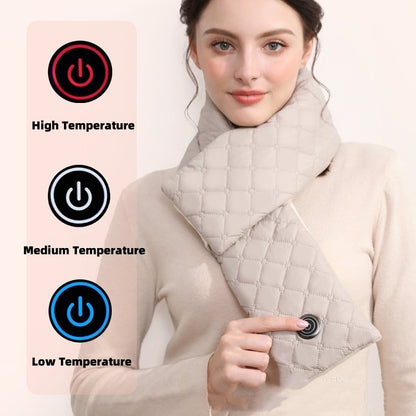 USB Heated Scarf – 3-Setting Warmth for Men & Women | Outdoor Comfort