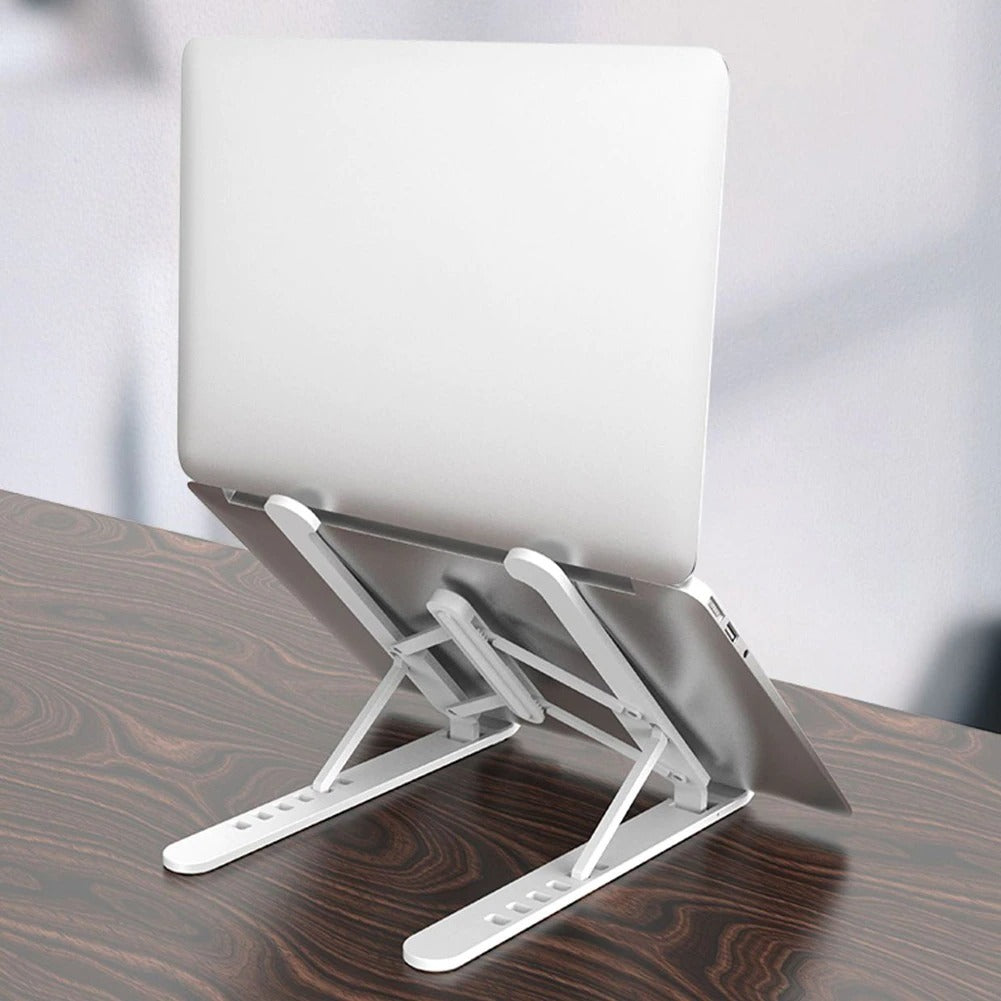 FlexiStand Adjustable Non-Slip Laptop Holder – 6 Heights