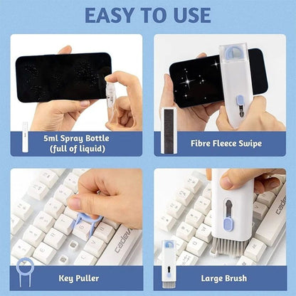 TechClean 7-in-1 Keyboard & Earphone Cleaning Kit