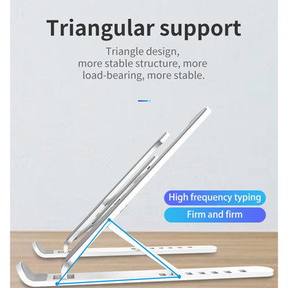 FlexiStand Adjustable Non-Slip Laptop Holder – 6 Heights