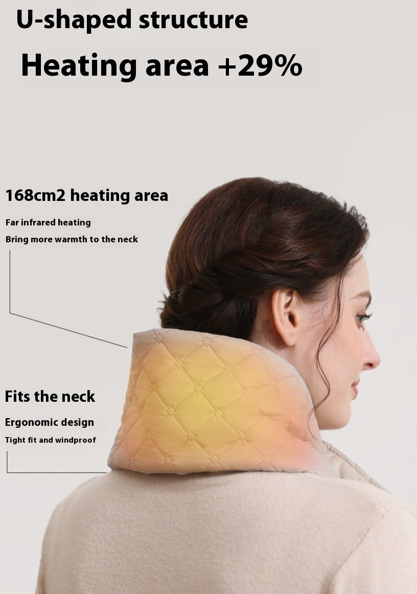 USB Heated Scarf – 3-Setting Warmth for Men & Women | Outdoor Comfort