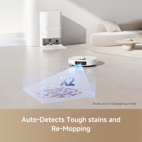 Dreame L40 Ultra Robot Vacuum with Removable & Liftable Mop, Extendable & Liftable SideBrush, 11,000Pa Suction, 149℉ Mop & Washboard Self Cleaning, Auto-Empty, Auto Refill, Voice Control