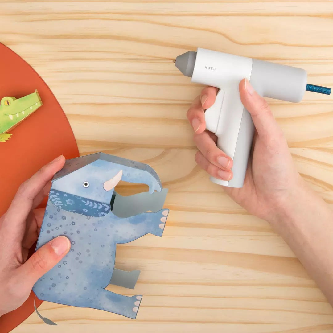 HOTO Wireless Lithium-ion Hot Melt Glue Gun