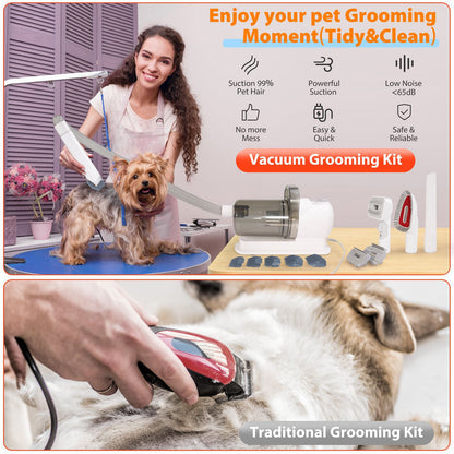 PetPro 2-in-1 Vacuum & Clipper – Groom & Clean Efficiently