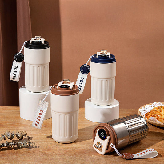 Premium StarBucks Style Stainless Steel Smart Temperature Cup