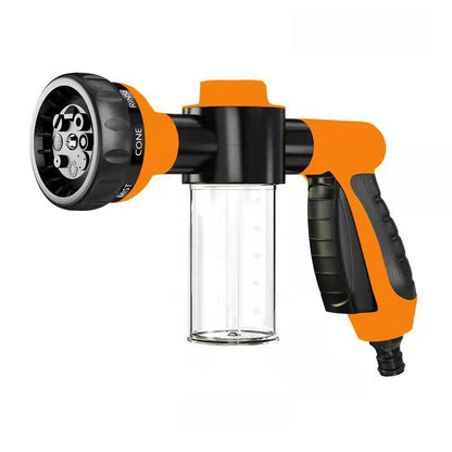 Pup Jet Dog Wash Hose Attachment - 8-in-1 Sprayer with 3.5oz Soap Dispenser for Easy Pet Bathing