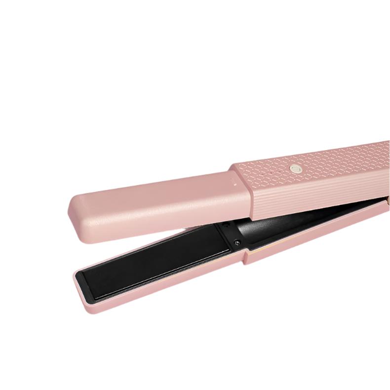 Hair Straightener Cordless Usb Hair Straightener Mini Ceramics Hair Curler 3 Constant Temperature Portable Flat Iron For Travel