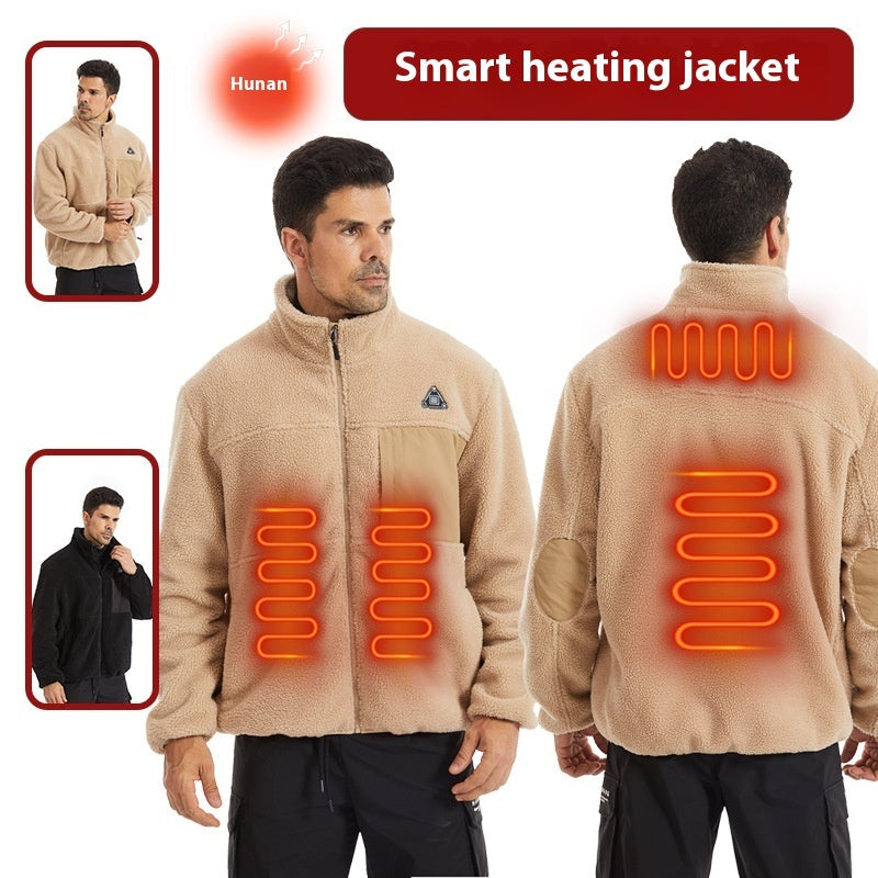 Smart Heating Coat with Three-Control, Four-Zone Electric Heating - Ultimate Warmth for Cold Weather